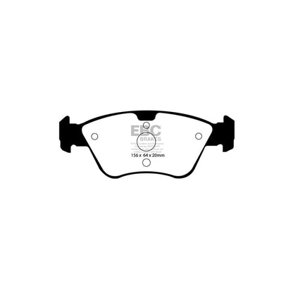 EBC PD07KF089 Chrysler Mercedes-Benz Redstuff Front Brake Pad & USR Disc Kit - ATE Caliper 2 | ML Performance UK Car Parts