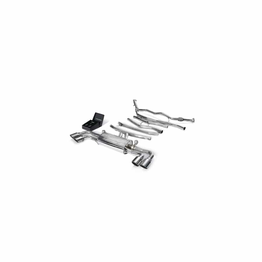 Armytrix PE3T2-QS30C Valvetronic Exhaust System Porsche Cayenne S 2.9L V6 TT 2019-2020 with  Quad Chrome 4"