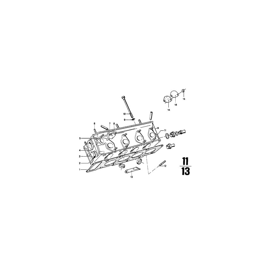 Genuine BMW 11652242430 E34 E36 E30 Stud Bolt M10X90 (Inc. 2002turbo, 525td & 324td)