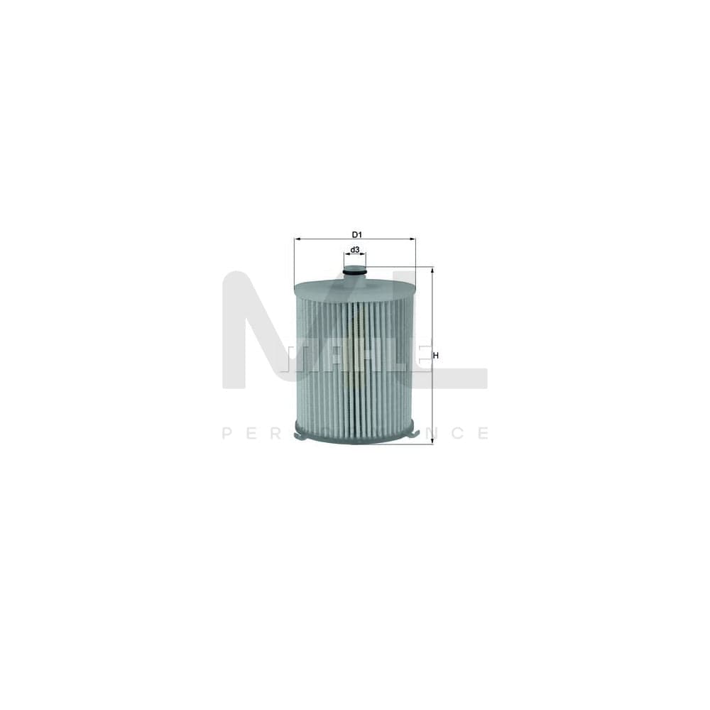 MAHLE ORIGINAL KX 245/4D Fuel filter for TOYOTA YARIS Filter Insert | ML Performance Car Parts