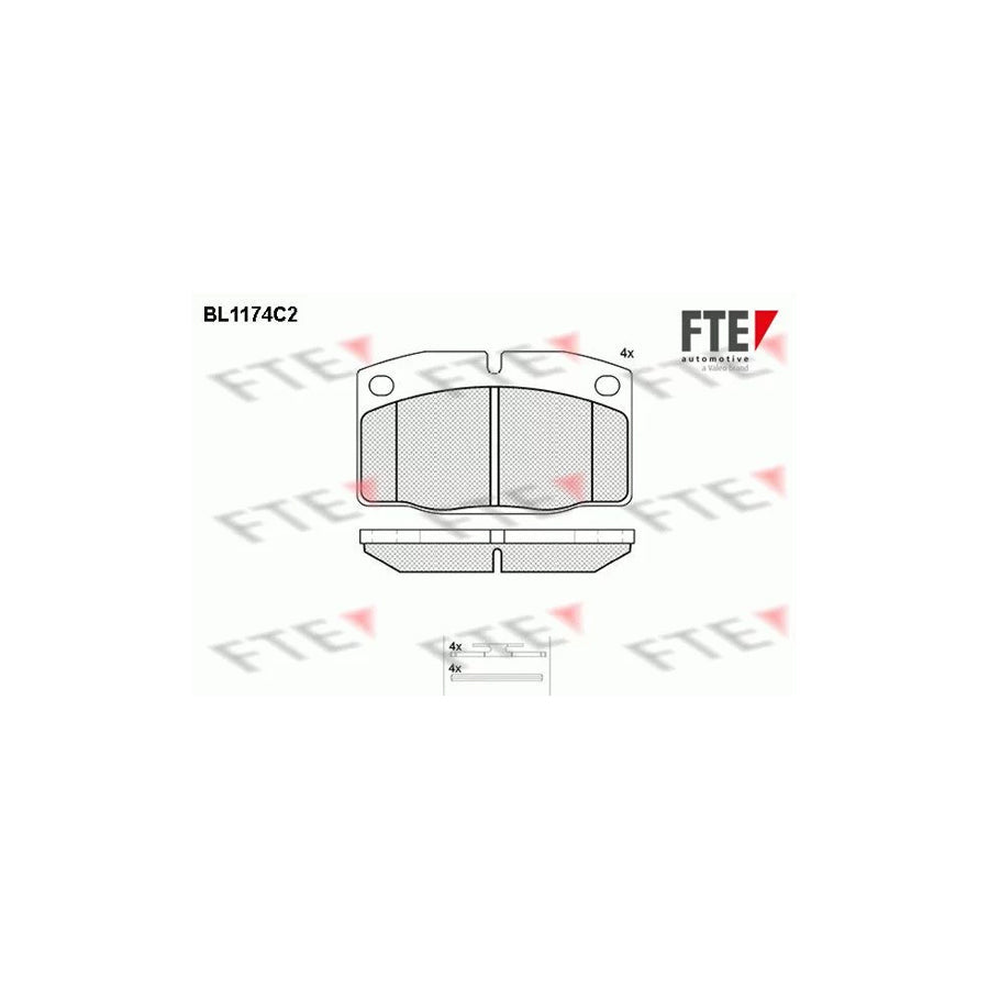 FTE Bl1174C2 Brake Pad Set