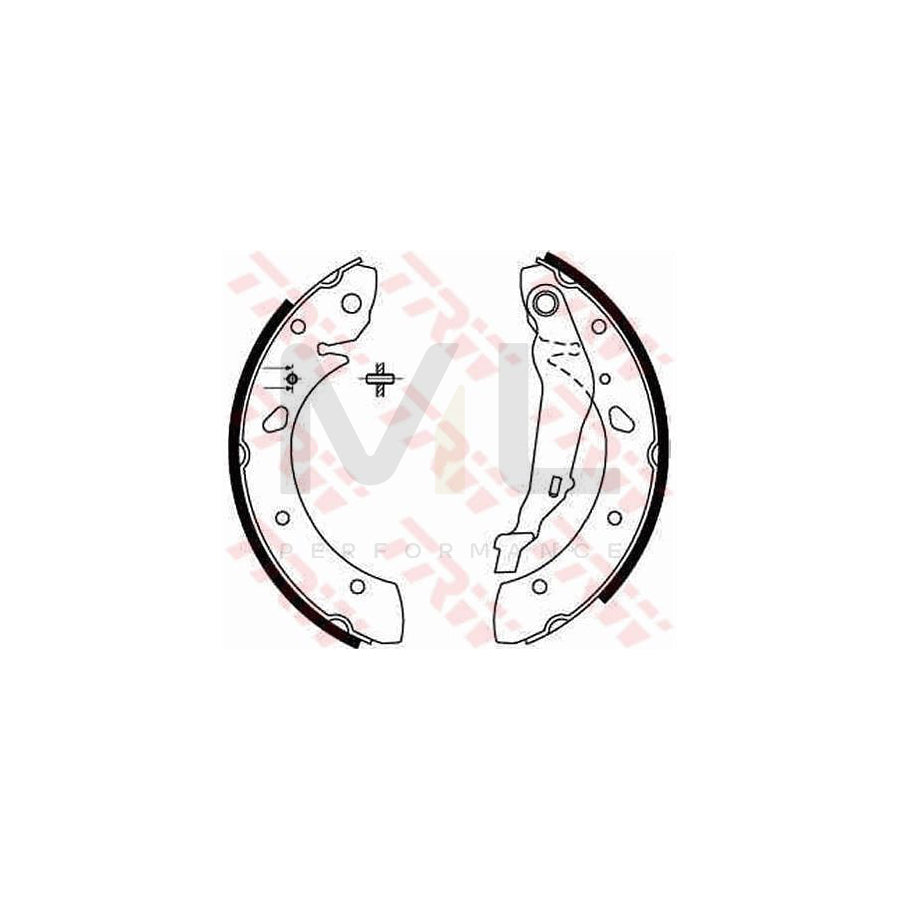 TRW GS8632 Brake Shoe Set for TOYOTA AVENSIS