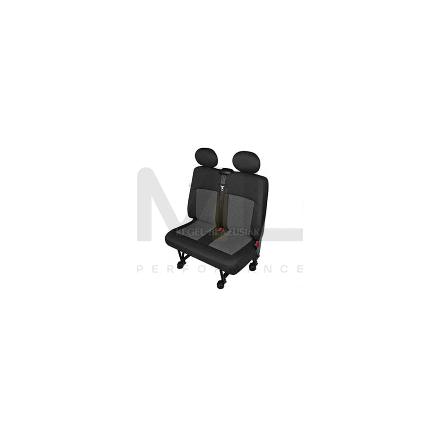 KEGEL 5-1673-233-4015 Car seat cover Black, Polyester, Front, Rear