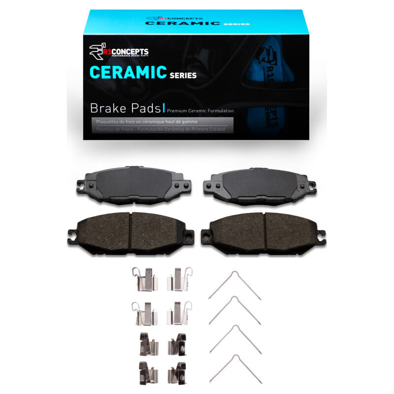R1 Concepts R1 1993-2000 Lexus LS400 Rear R1 Ceramic Pads & Hardware Kit