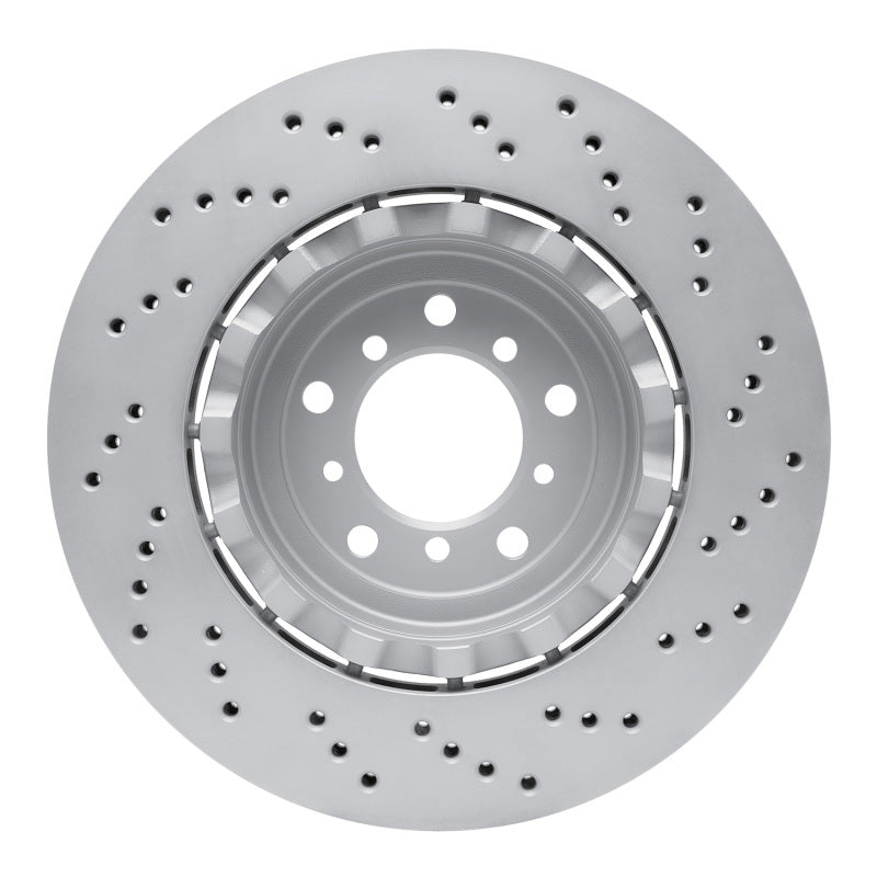 DFC 06-08 BMW Z4 Left Front Drilled Hi-Carbon Alloy Geomet Coated Rotor