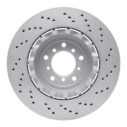 DFC 06-08 BMW Z4 Left Front Drilled Hi-Carbon Alloy Geomet Coated Rotor