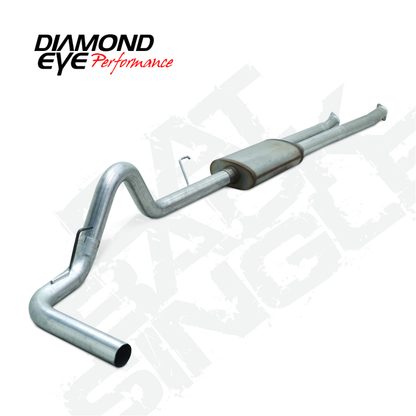 Diamond Eye Performance Diamond Eye KIT 3-1/2in Catback Single AL: 2010-2014 TOYOTA TUNDRA 5.7L-GAS APP