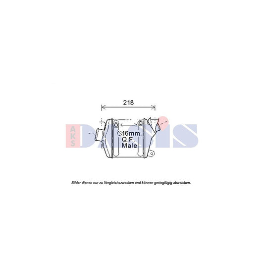AKS Dasis 157040N Intercooler for Opel Insignia