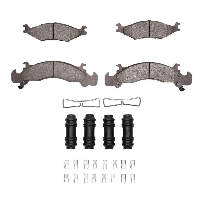 R1 Concepts R1 91-92 Dodge Monaco Front Semi Met Pads & Hardware Kit