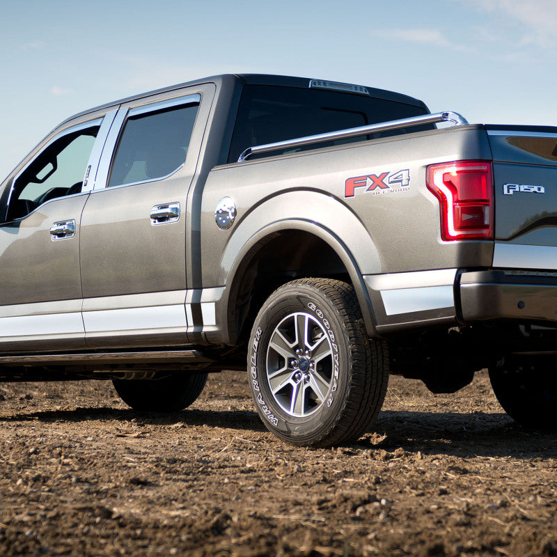 Putco 2021 Ford F-150 Super Cab 6.5ft Short Box Stainless Steel Rocker Panels (4.25in Tall 12pcs)
