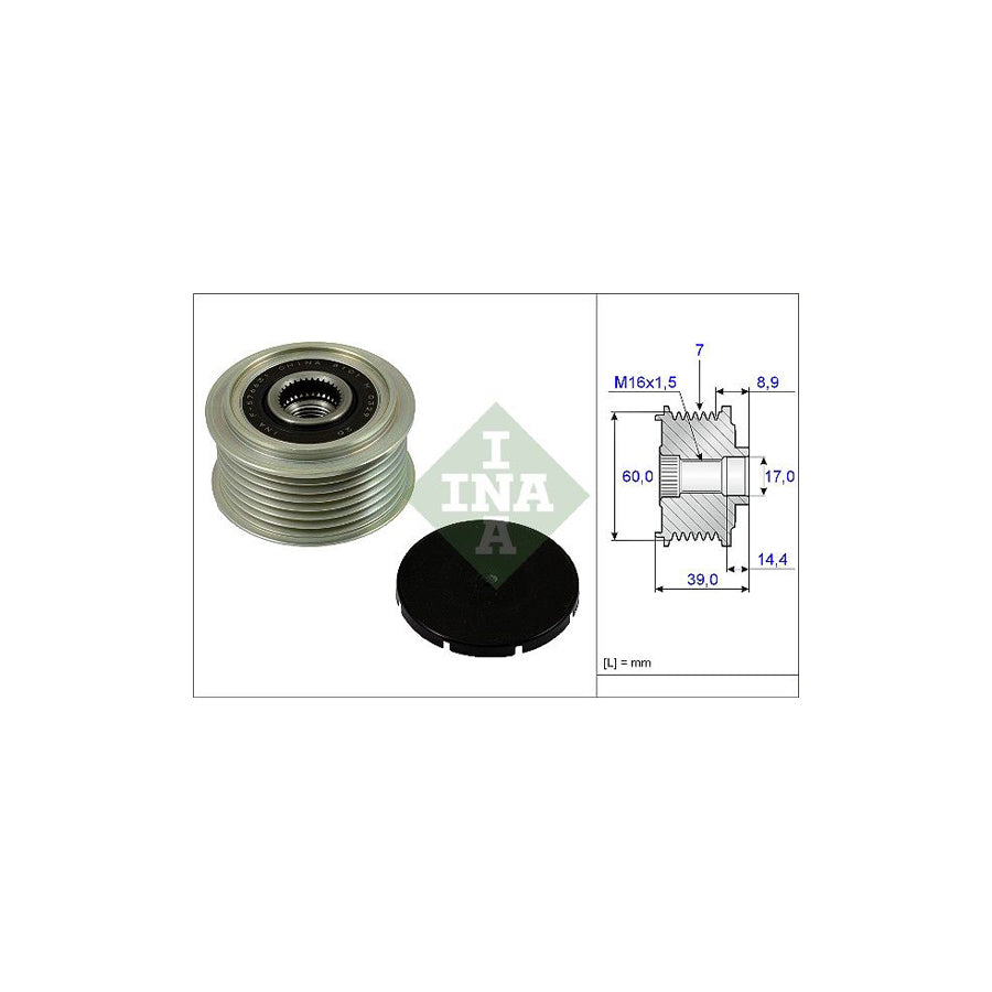 Ina 535 0245 10 Alternator Freewheel Clutch