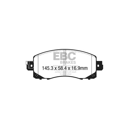 EBC DP42330R Subaru Yellowstuff Front Brake Pads (Inc. Forester, Impreza, XV) 2 | ML Performance UK Car Parts