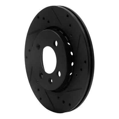 R1 Concepts R1 09-17 Volkswagen SAVEIRO (Mexico) Front Right Drilled & Slotted Black Brake Rotor