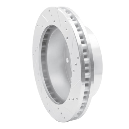 R1 Concepts R1 99-05 Ford F-250 4WD (Super Duty) Front Left Drilled & Slotted Silver Brake Rotor