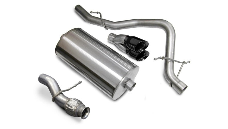 CORSA Performance Corsa 2009-2014 Chevrolet Tahoe 5.3L V8 Black Sport Cat-Back Exhaust