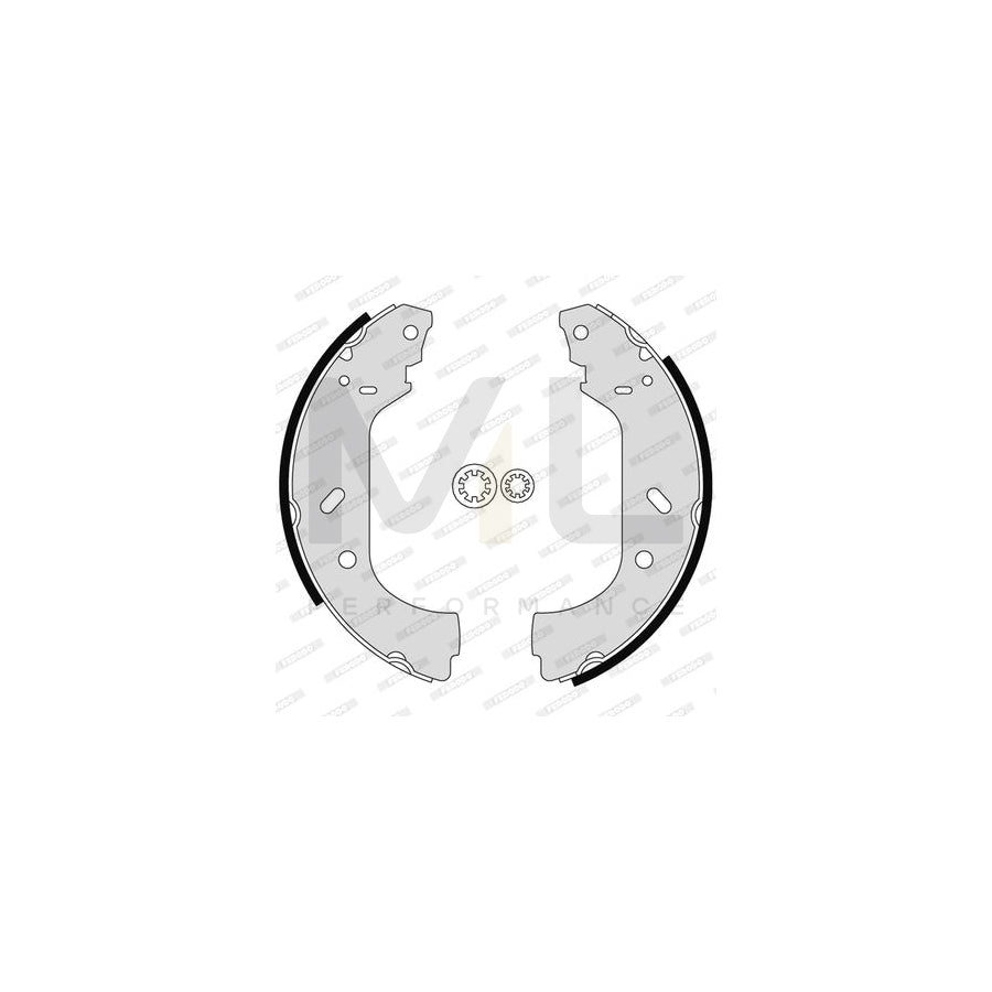 Ferodo Premier FSB535 Brake Shoe Set With Accessories
