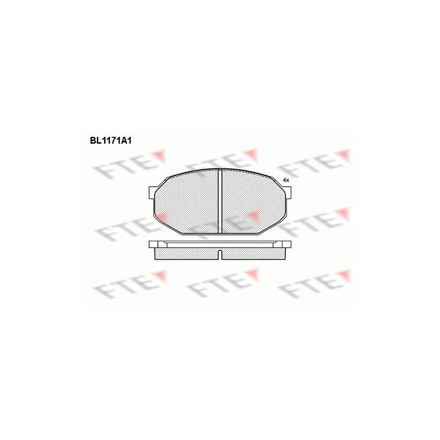 FTE Bl1171A1 Brake Pad Set
