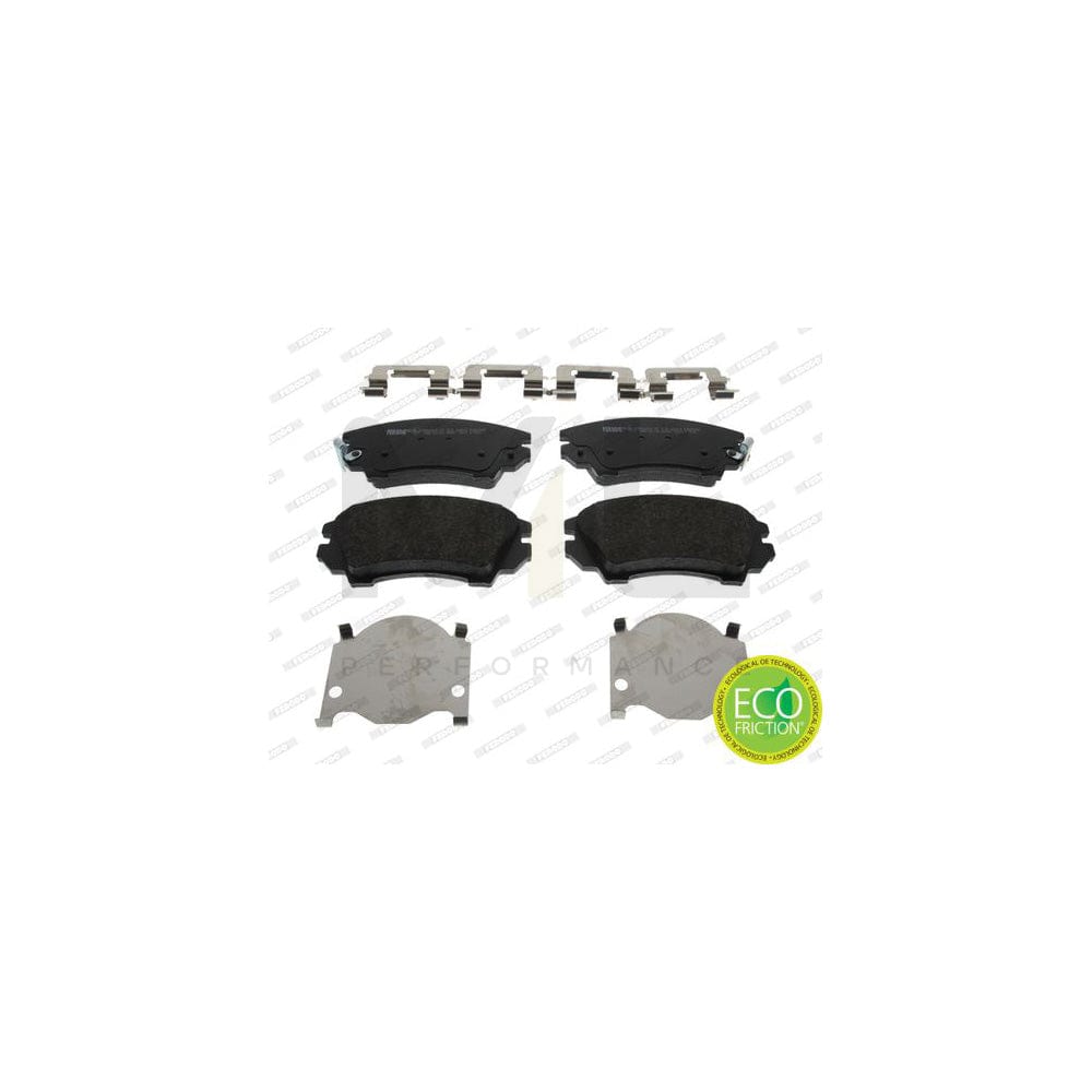 Ferodo Premier Eco Friction FDB4208 Brake Pad Set With Acoustic Wear Warning, With Accessories