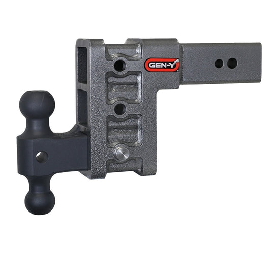 GEN-Y Hitch Gen-Y Mega Duty 3in Shank 6in Drop 3.5K TW 32K Hitch w/GH-0161 Dual-Ball