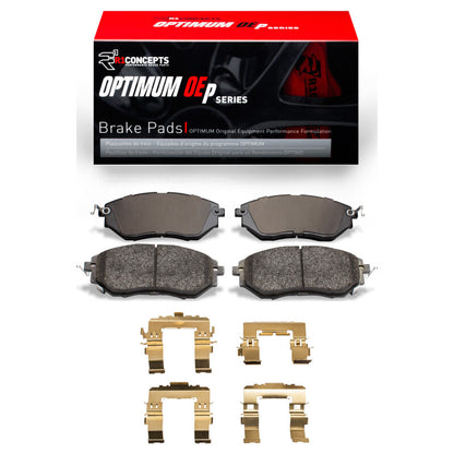 R1 Concepts R1 15-15 Subaru Legacy Front Optimum OE Pads & Hardware Kit