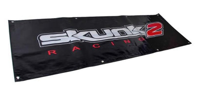Skunk2 Racing Skunk2 5 FT. Vinyl Shop Banner (Black)