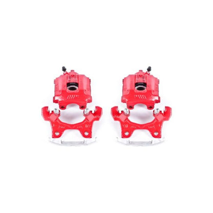 PowerStop Power Stop 95-99 BMW M3 Rear Red Calipers w/Brackets - Pair