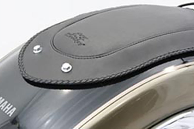 Mustang Motorcycle Mustang 06-10 and 12-15 Yamaha Roadliner, 06-15 Stratoliner Fender Bib - Black