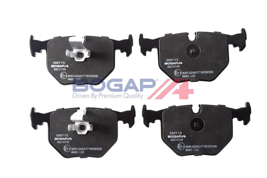 BOGAP B8210159 Brake Pad Set, Disc Brake | ML Performance Car Parts