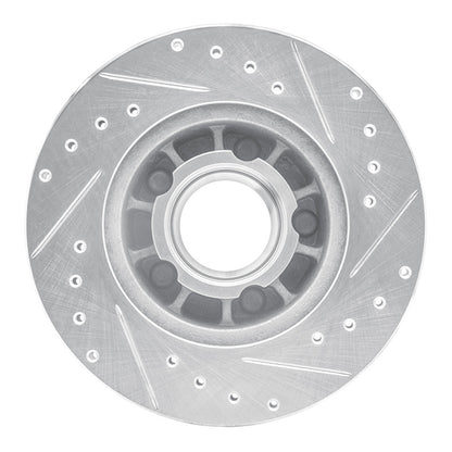 R1 Concepts R1 1990-1994 Ford Ranger (USA/Canada) Front Left Drilled & Slotted Silver Brake Rotor