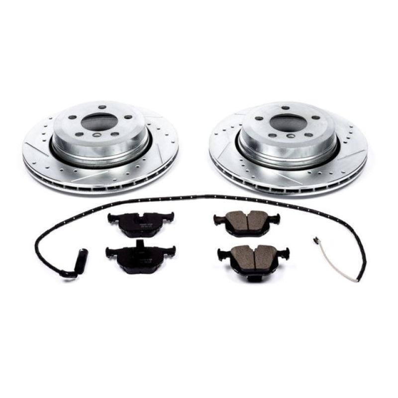 PowerStop Power Stop 04-10 BMW X3 Rear Z23 Evolution Sport Brake Kit
