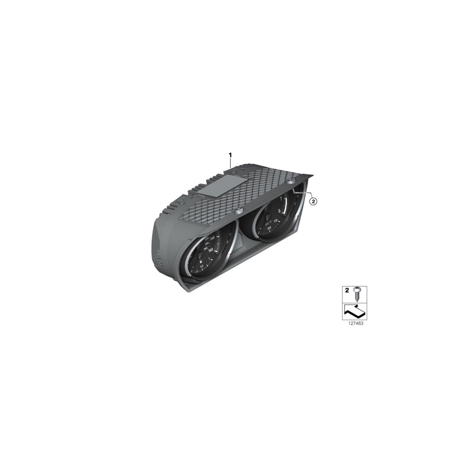 Genuine BMW 62109316151 E93 E90 Instruments Combination Uncoded MPH (Inc. X1 28i, 328xi & 335i)