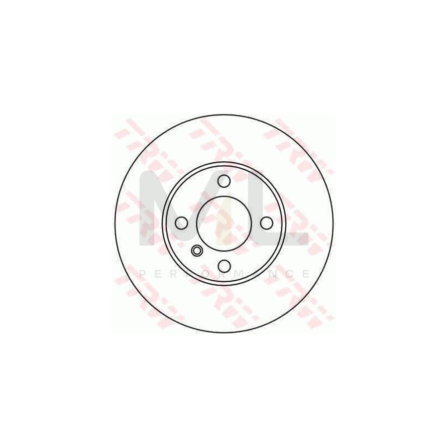 TRW DF1553 Brake Disc for BMW 3 Series Solid  - 1 piece