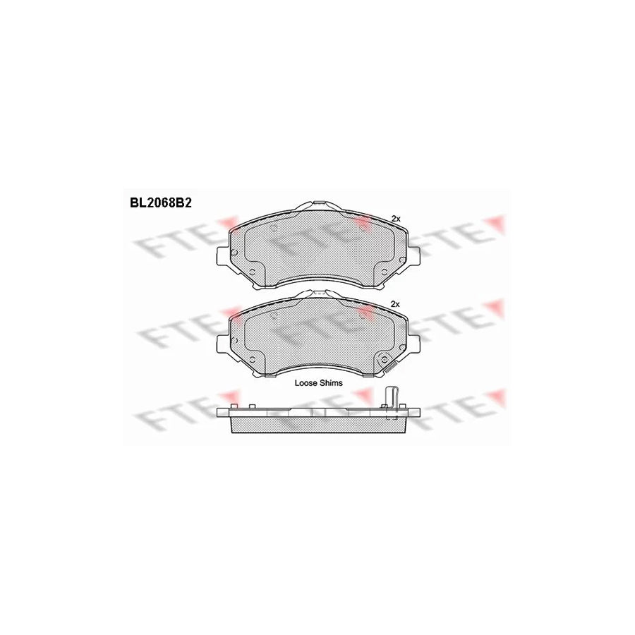 FTE 9010652 Brake Pad Set