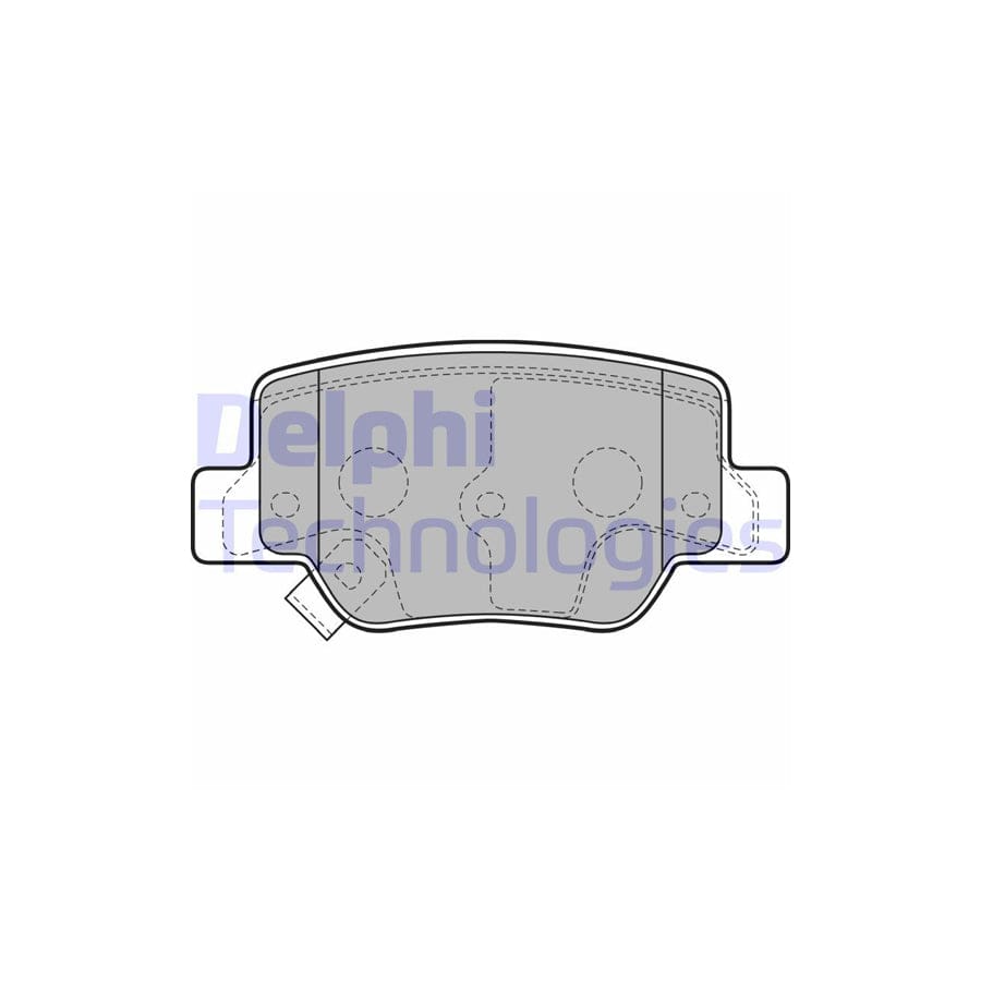 Delphi Lp2193 Brake Pad Set For Toyota Verso (Ar20)