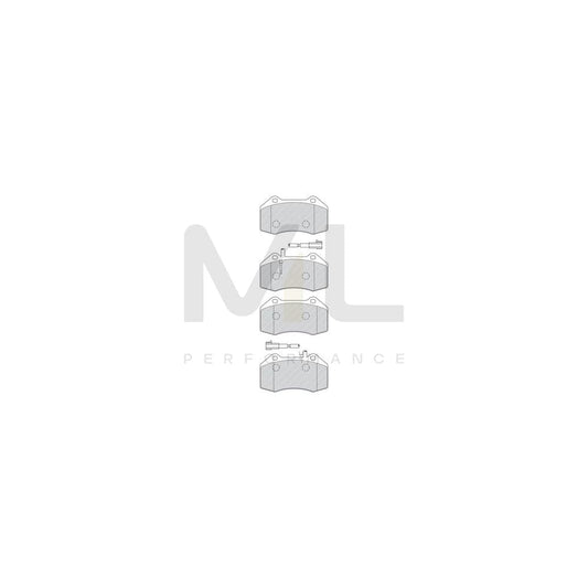 Ferodo Premier FDB4320 Brake Pad Set Incl. Wear Warning Contact, Without Accessories