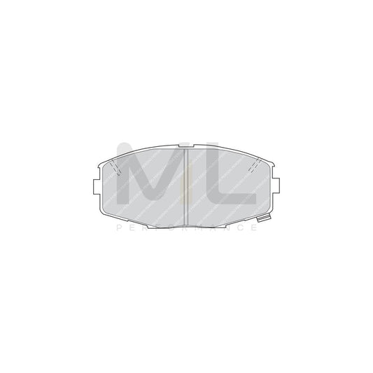 Ferodo Premier FDB476 Brake Pad Set With Acoustic Wear Warning