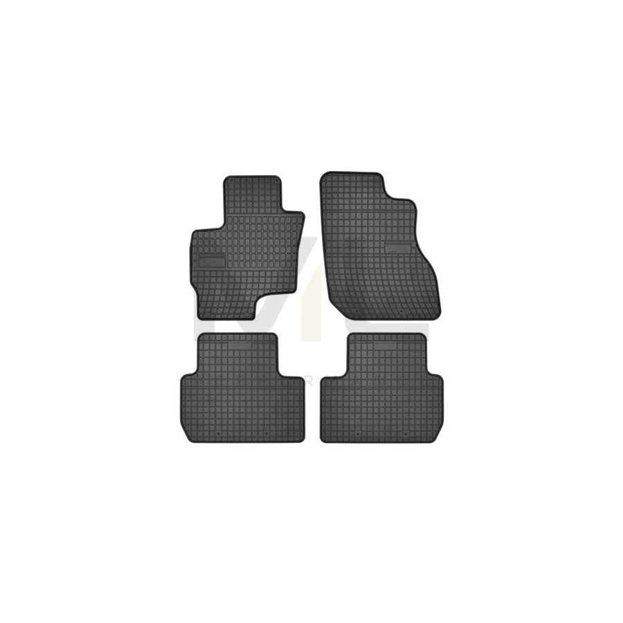 FROGUM Tailored 546894 Floor mat set for MITSUBISHI Outlander III Off-Road (GG, GF) Elastomer, Front and Rear, Quantity: 4, Black, (LHD)