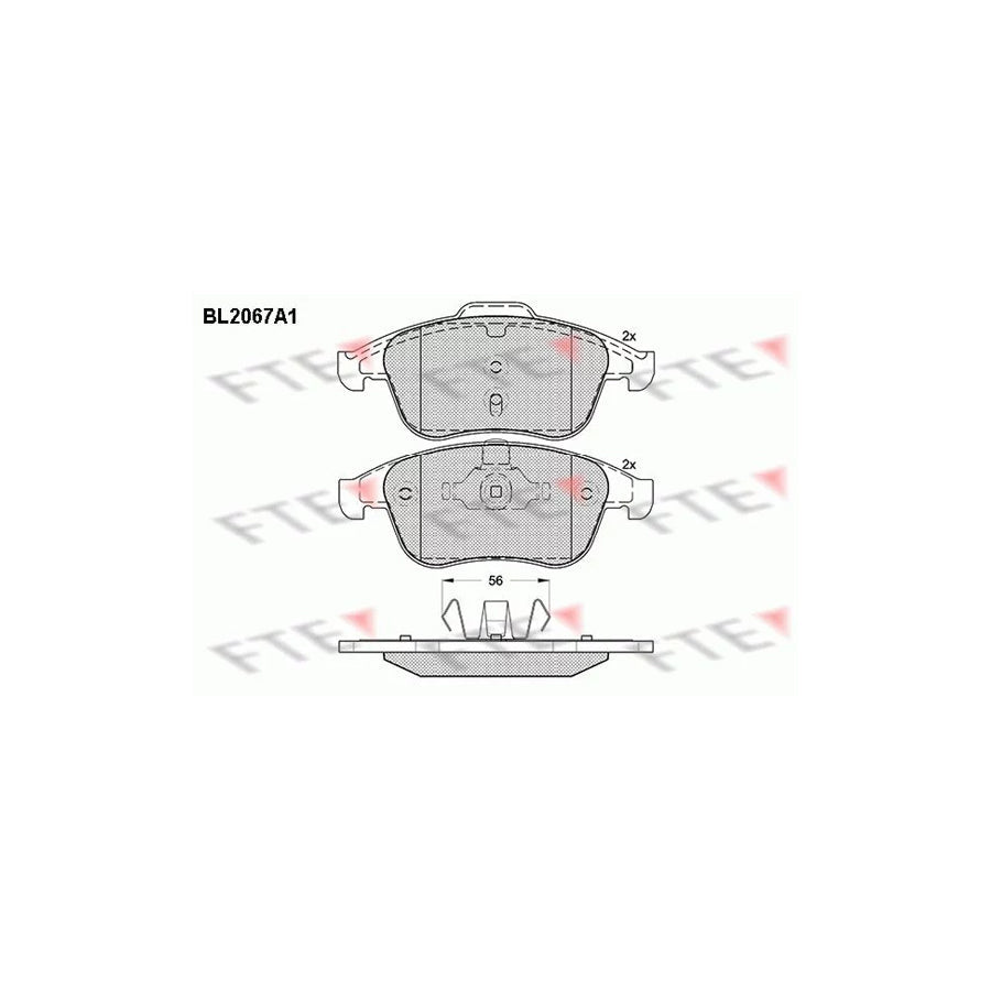 FTE 9010650 Brake Pad Set