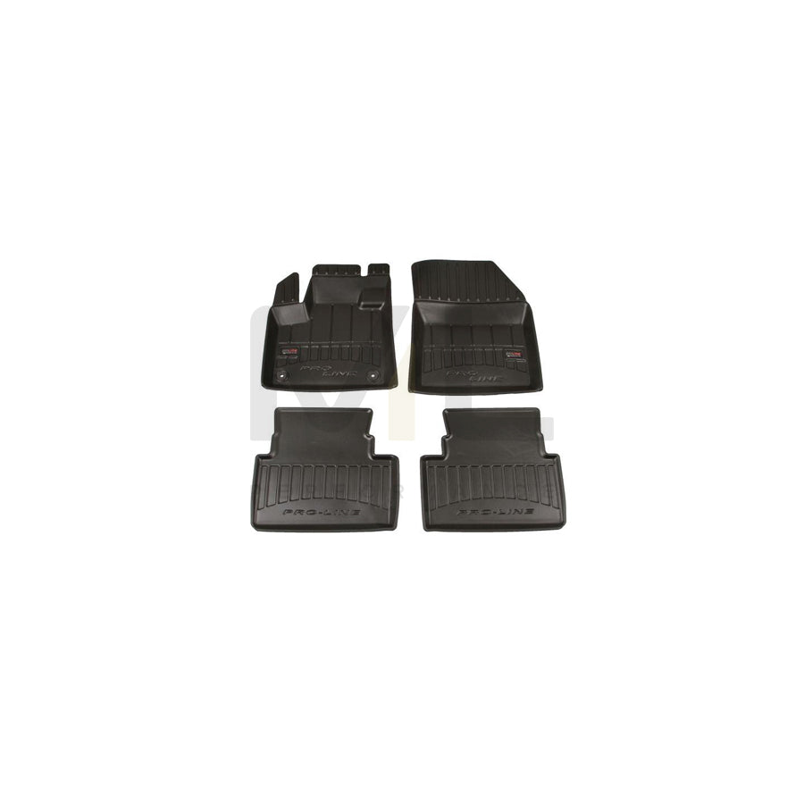 FROGUM Tailored 3D408432 Floor mat set for CITROEN C5 Aircross Elastomer, Front and Rear, Quantity: 4, Black, (LHD)