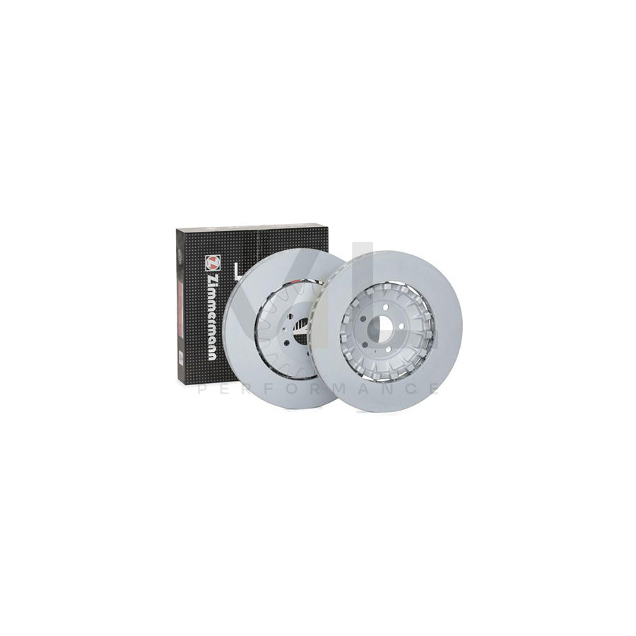 ZIMMERMANN 100.3375.75 Brake Disc Two-piece brake disc, Vented, Coated, Alloyed / High-carbon  - 1 piece