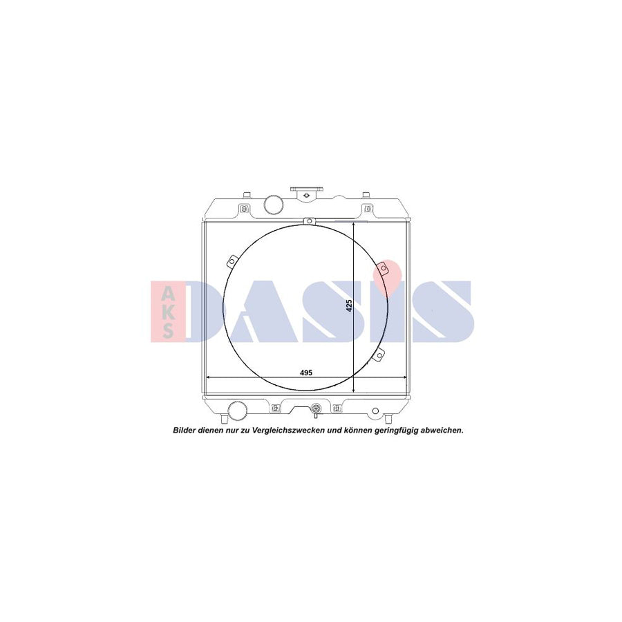 AKS Dasis 440684N Engine Radiator