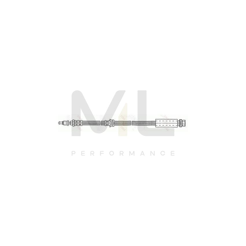 TRW PHB443 Brake Hose 540mm, M10x1