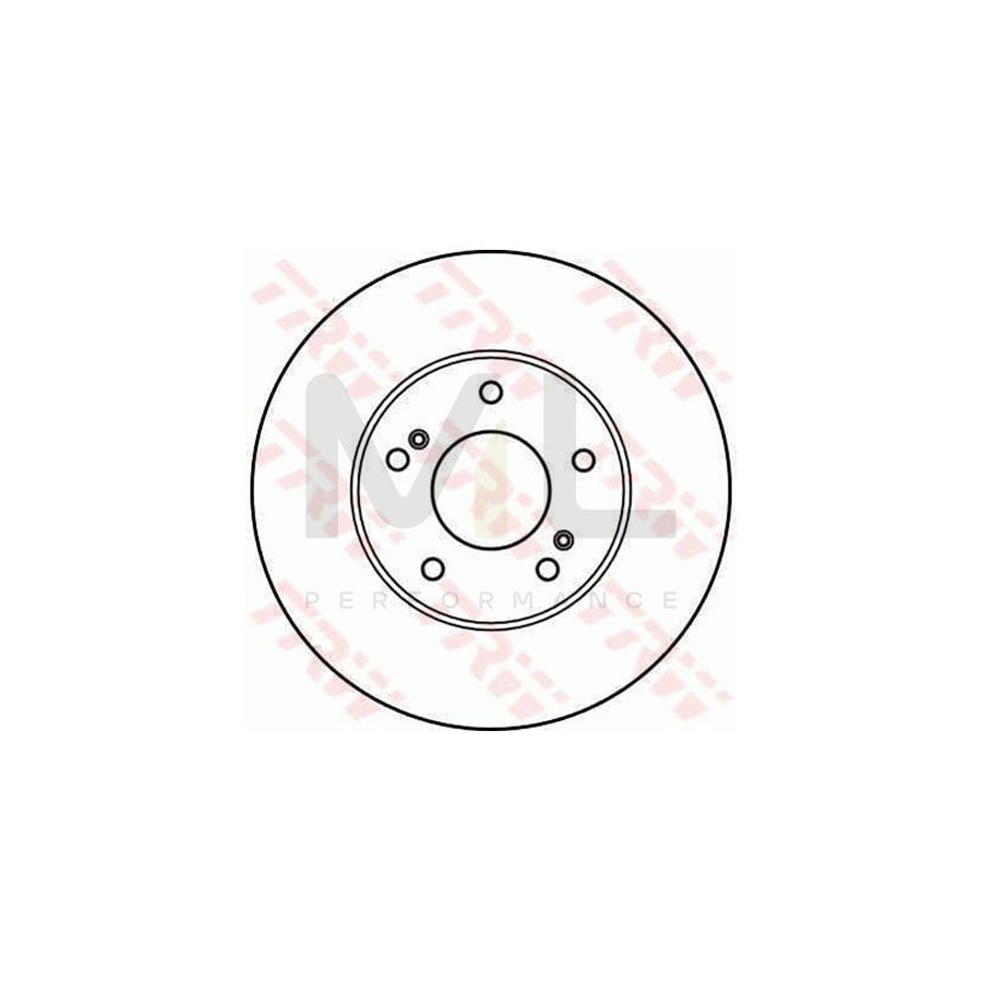 TRW DF2612 Brake Disc for NISSAN 300ZX Targa (Z31) Vented  - 1 piece