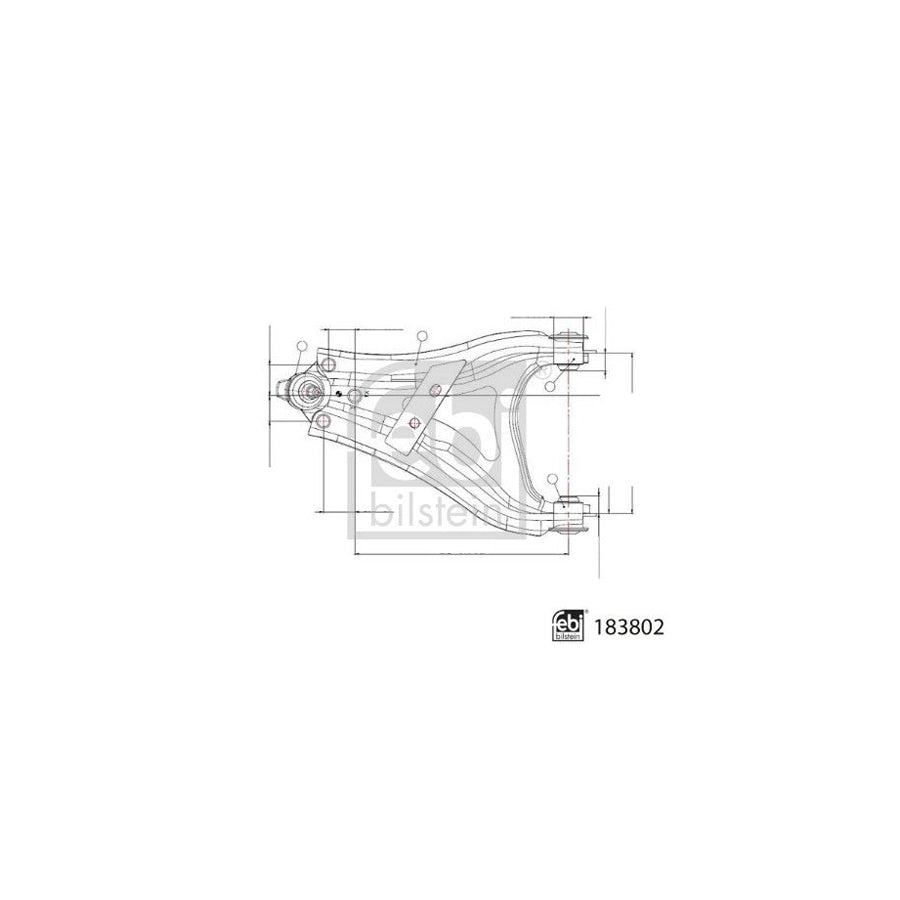 Febi Bilstein 183802 Suspension Arm