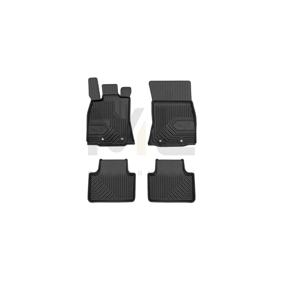 FROGUM Tailored, No.77 77426580 Floor mat set for JAGUAR XJ Saloon (X351) Elastomer, Front and Rear, Quantity: 4, Black, (LHD)