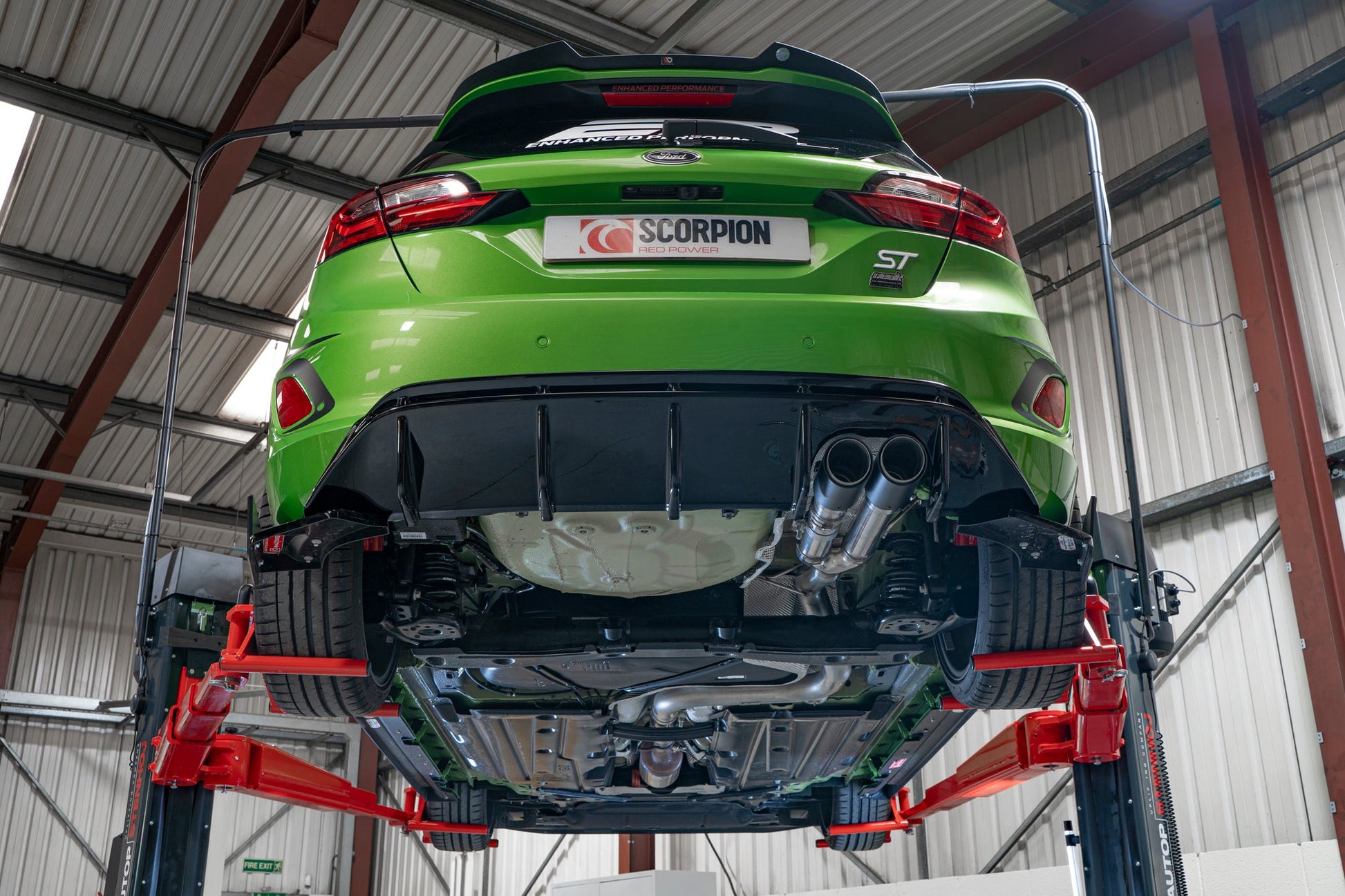 Scorpion SFDS105CF Ford Fiesta ST MK8  Predator Gpf-Back System With Electronic Valve | ML Performance UK UK