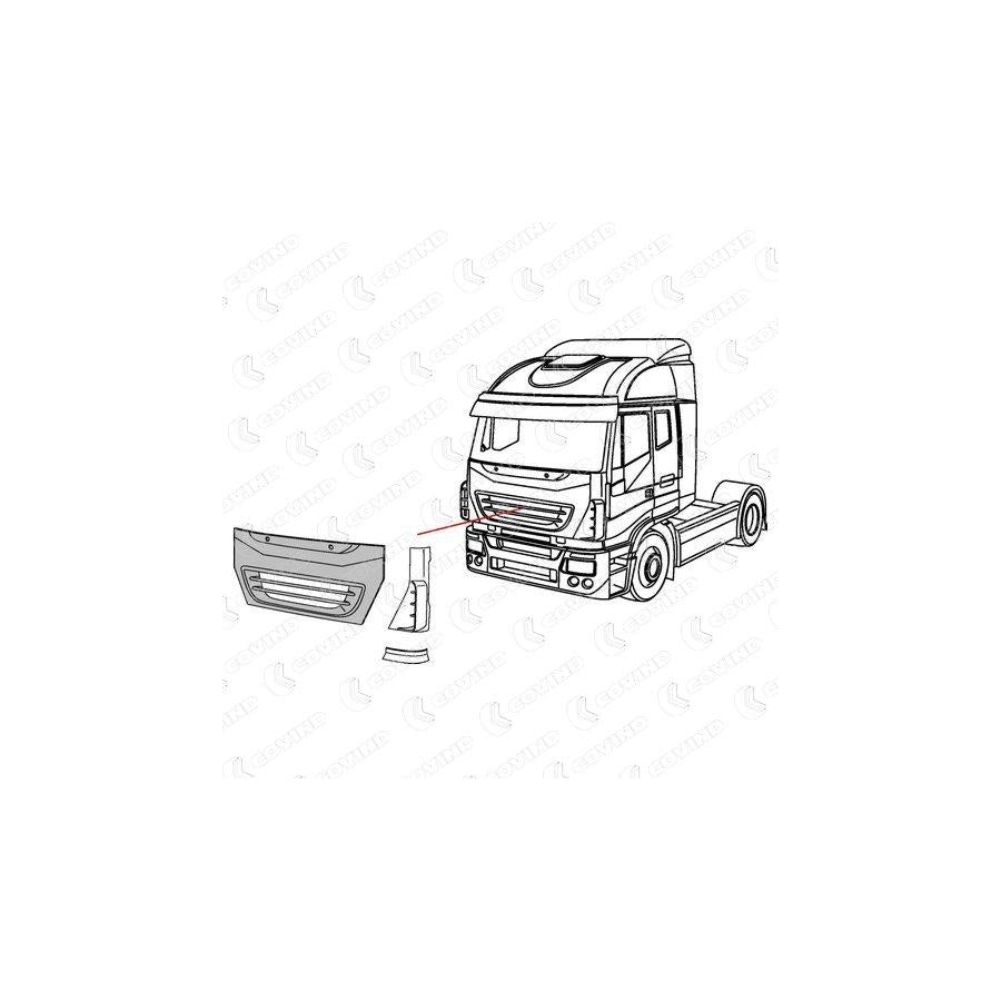 Covind 530/145 Cover, Radiator Grille
