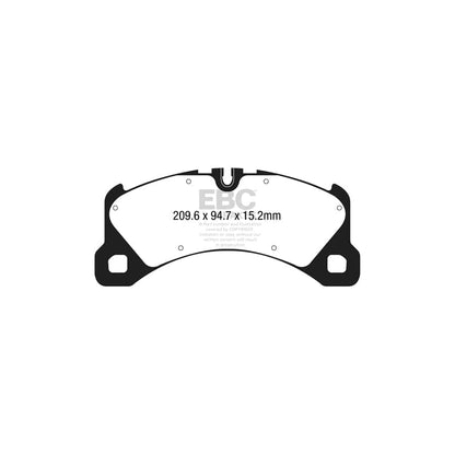 EBC PD04KF1315 Porsche Macan Bluestuff Front Brake Pad & Plain Disc Kit - TRW Caliper 2 | ML Performance UK Car Parts