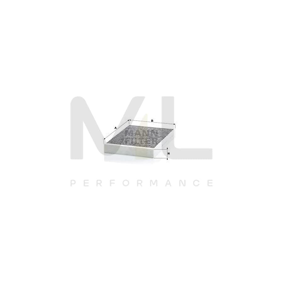 MANN-FILTER CUK 34 003 Pollen filter Activated Carbon Filter