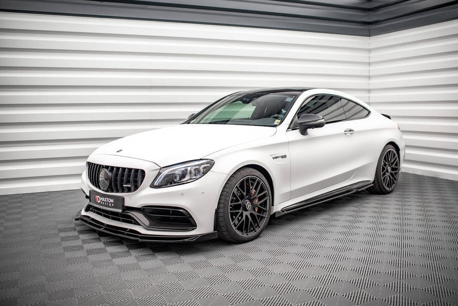 Maxton Design Mercedes Benz C63 AMG Coupe C205 (Facelift) Side Skirts Diffusers V.2